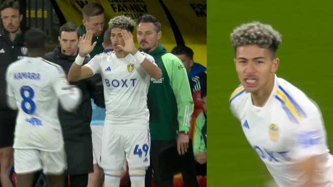 Premier League: Mateo Joseph marca su primer gol de la temporada con el Leeds… ¡a los 25 segundos de entrar en el campo!