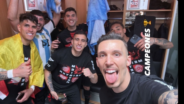 ¡Se desató la locura en el vestuario del Bayer Lerverkusen!