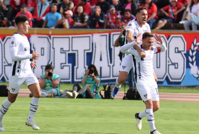 Liga PINTÓ EL Atahualpa DE BLANCO, con otra seña de jerarquía frente a El Nacional