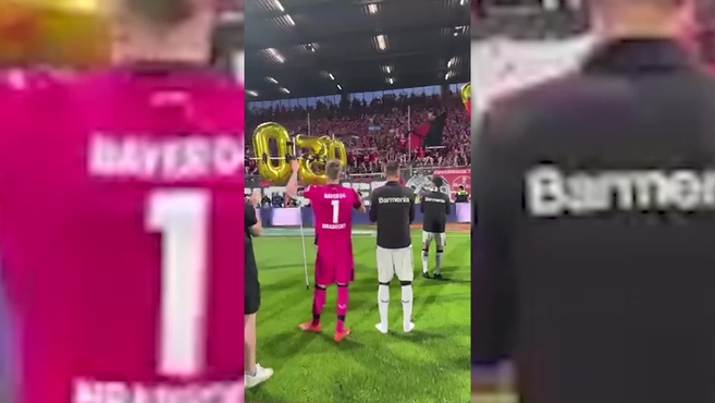 Bundesliga: ¡Globos y baile! La celebración del Bayer Leverkusen por alcanzar los 50 partidos sin perder