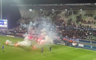 Ligue 1: Los ultras del Troyes interrumpen partido para protestar contra el City Group: «Gracias City»