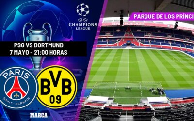 PSG – Borussia Dortmund: horario y dnde ver hoy en TV la semifinal de Champions League