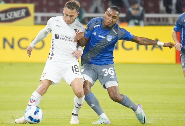 LIGA DEBIÓ GANAR TROTANDO, pero fiel a la era Alcácer, Emelec se le llevó un punto